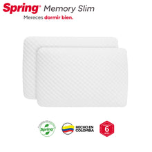 Combo Almohadas Memory Slim X 2 Unidades