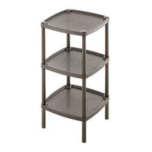 Mesa Multiusos Cuadrada de 3 Niveles Mocca