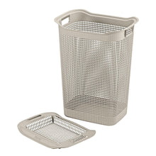 Cesta Para Ropa Linum Con Tejido Premium Taupe