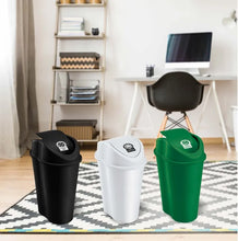 Papelera Style Tapa Vaiven 10 Litros Blanco vm