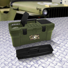 Caja Herramientas 20" Army Cerradura Plástica Verde