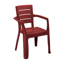 Silla Barú con Brazos Rojo Merlot