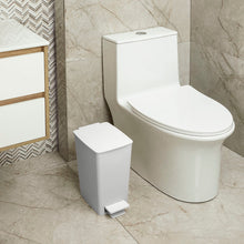 Basurero Pedal Slim 8 Litros Blanco