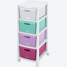 Cajonero Fique 4 Gavetas Glam