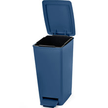 Basurero Pedal Slim 8 Litros Azul Petroleo