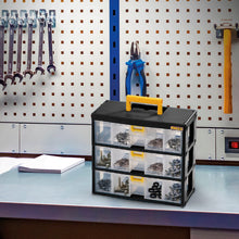 Caja Organizadora Modular Gavetas 3x80 Milimetros Negro