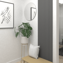 Panel Art 3D Decorativo, Plata Oscuro, para Decorar tus Espacios X2