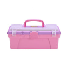 Caja Vanity 12" para Organización Vanity Rosado-Lila