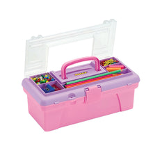 Caja Vanity 12" para Organización Vanity Rosado-Lila