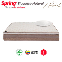 Colchón Spring Elegance Natural Semidoble 120X190 Cm  Gratis Almohada Siliconada