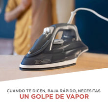 Plancha de Ropa Black & Decker Vapor Irbd300 Trueglide, Azul