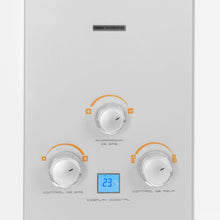 Calentador De Paso Gas Natural 12 Lt Tiro Natural Challenger, Color Blanco