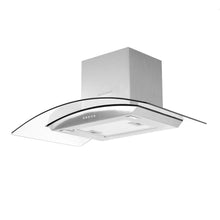 Campana Isla en Acero Tipo Cristal 80 cm 3 Velocidades