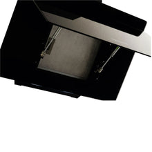 Campana Peninsula En Cristal Negro 90 Cm 3 Velocidades