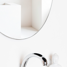 Espejo Ovalado Napoli, Gris, Diseño Moderno