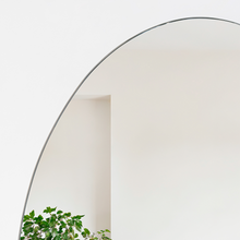 Espejo Ovalado Napoli, Gris, Diseño Moderno