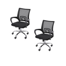 Kit Por 2 Silla Para Oficina Escritorio - Negro
