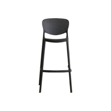 Butaco para Barra Rio, Color Negro, Diseño Moderno X2