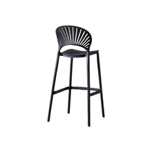 Butaco para Barra Paraiso, Color Negro, Diseño Moderno X4