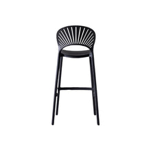 Butaco para Barra Paraiso, Color Negro, Diseño Moderno X4