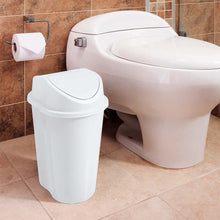 Papelera Style Tapa Vaiven 10 Litros Blanco