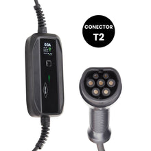 Cargador Portátil Para Carros Eléctricos Tipo Europeo (T2)