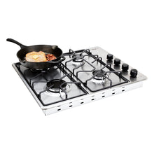 Estufa de Empotrar Haceb inox 60x51 Platina a Gas Propano