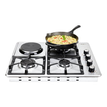 Estufa de Empotrar Haceb Inox 60x51 Mixta 120v a Gas Propano