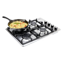 Estufa de Empotrar Haceb Inox 60x43 Hierro Fundido a Gas Propano