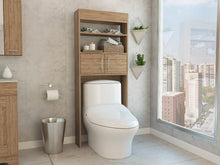 Gabinete de Baño Oporto, Miel, ahorrador de espacio