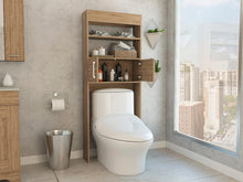 Gabinete de Baño Oporto, Miel, ahorrador de espacio