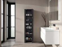 Mueble  Auxiliar para Baño Vanes, Wengue, con espacio para objetos decorativos ZF