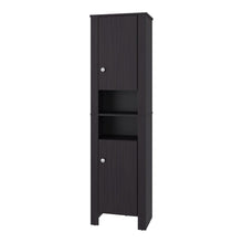 Mueble  Auxiliar para Baño Vanes, Wengue, con espacio para objetos decorativos ZF