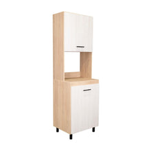 Alacena Gante, Beige y Nevado, con  amplios espacios para almacenamiento