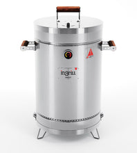 Ahumador y Barril Asador Mediano Basik 25 libras