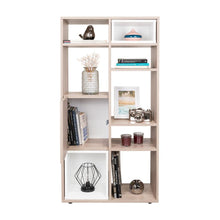 Biblioteca Escalera Momi, Bardolino y Blanco, con espacio para ubicar objetos decorativos