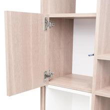 Biblioteca Escalera Momi, Bardolino y Blanco, con espacio para ubicar objetos decorativos