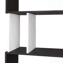 Biblioteca Noah, Wengue y Blanco Vainilla, con compartimientos para objetos de estudio