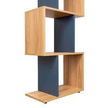 Biblioteca York, Fresno Europeo y Kronos Azul, con espacios para libros y objetos decorativos