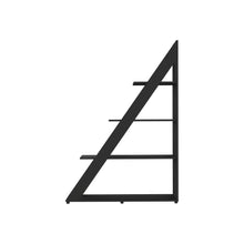 Biblioteca Wide, Wengue, con Entrepaños y Diseño Moderno