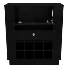 Bar India, Wengue, con Espacio Para Organizar Botellas de Vino