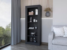 Biblioteca Nuwa, Wengue, con Variedad de Espacios Para Libros y Artículos Decorativos ZF