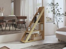 Biblioteca Wide, Fresno, con Entrepaños y Diseño Moderno