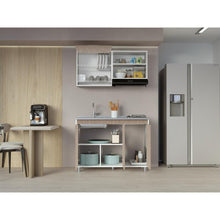 Cocina Integral Antares, Blanco Duqueza y Bardolino, incluye Mesón Pozuelo Izquierdo