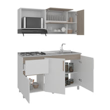 Cocina Integral Florence, Bardolino y Blanco, Incluye Mesón Derecho ZF