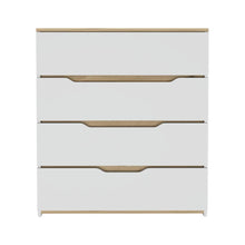 Organizador Zory, Blanco y Café Claro, con Tres Cajones ZF X2