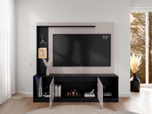 Mesa Para Tv Cuera, Capri y Wengue, Para Televisor Hasta 65" Pulgadas