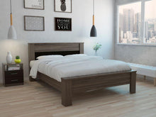 Cama Doble Cantabria, Avellana y Wengue, Incluye Tendido de Tablas Ideal