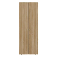 Closet Beico, Fresno y Blanco Duqueza, con dos Puertas Abatibles y cuatro entrepaños