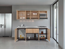 Cocina Integral Amantia, Fresno Europeo y Plata Oscuro, No Incluye Meson